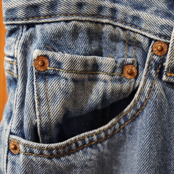 Levi’s 577 Vintage Nouveau Loose Fit Wide Leg Jeans Missy 14 - Picture 5 of 11